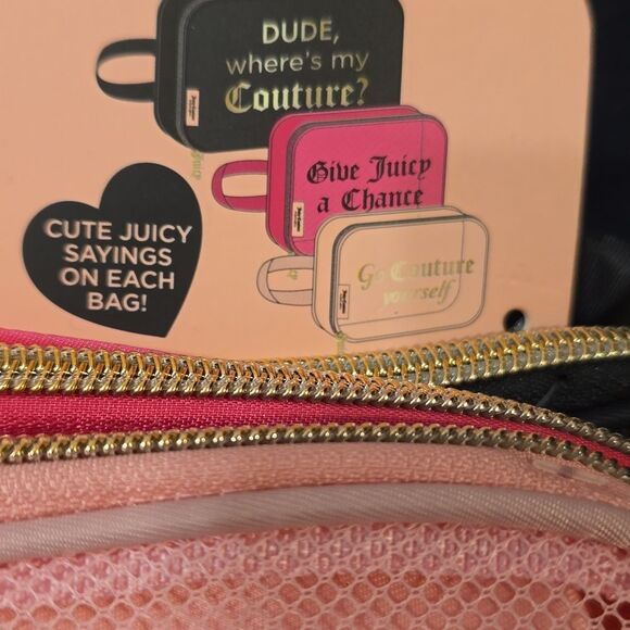 Juicy Couture "Go Couture Yourself," 3-PC Packing Cube Set - Picture 8 of 8